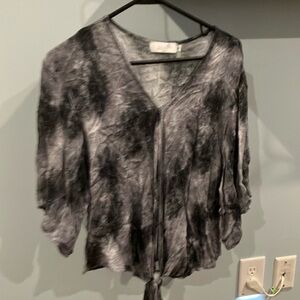 Lu bella boutique girls blouse top. Size small